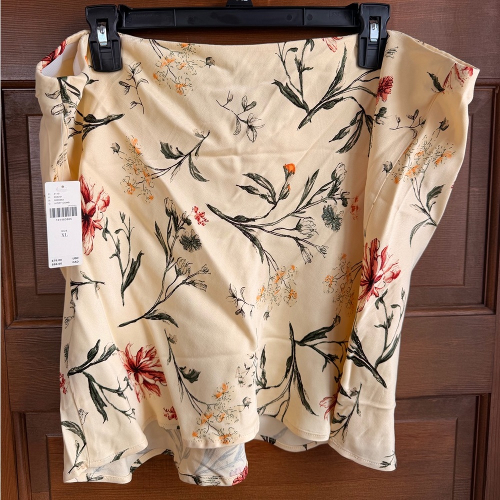 By Anthropologie Silky Waves Strapless Woven Blouse - Picture 5 of 5